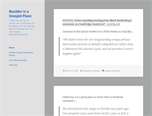 Tablet Screenshot of boulderisstoopid.com